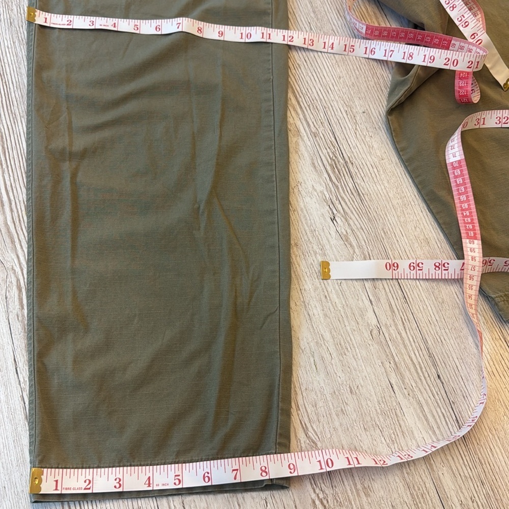 Madewell Cotton Ripstop Pull-On Straight Leg Cargo Pants S - Picture 12 of 12